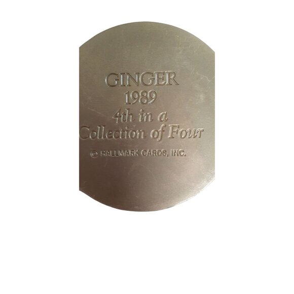 4 Hallmark Christmas Carousel Horse Lot Ornaments Snow, Holly, Star, Ginger 1989 - Picture 10 of 11